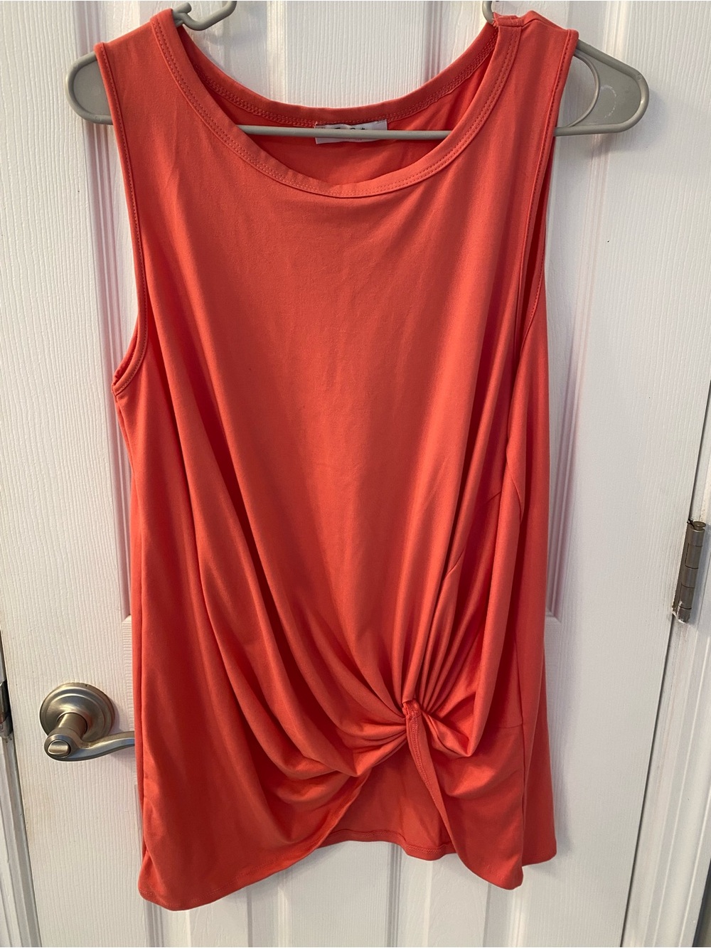 Jenny Boston Twist-Front Tunic Sleeveless Top NWOT